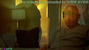 Cheating Wife Rides Big Black Cock in Doggystyle Creampie While Husband Away