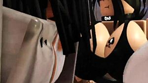 two naughty friends one blonde one brunette touched him then he stuck his dick in her for good sex