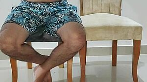 My stepsister got too hot at dinner with our stepparents. They caught us but she kept riding in real homemade action.