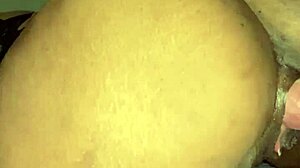 White cock makes ebony milf ass jiggle hard 😈🍑