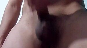 Hey that delicious sound from rubbing my hard cock feels so good