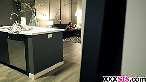 huge dick stretches petite 18+ stepsis amara romani tight in homemade blowjob action