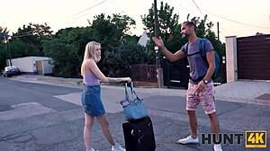 Experienced Man SATISFIES Another Guys BLONDE GF For CASH