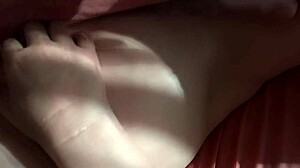 Our maid's husband secretly slides his huge cock into my wife's mouth while she rests