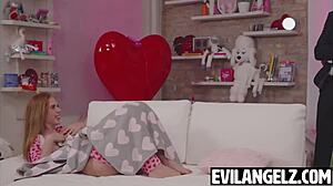 Stepdad, you caught me, now pound my tight petite ass with your big black cock in rough interracial taboo action!