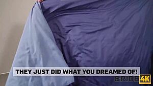 vip4k slut orgasms from shaved pussy riding cowgirl missionary with face fucking blowjob watching cuckold friend girlfriend