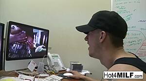 Big Titted Brunette Sucks And Fucks Til She Gets Cum Facial