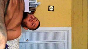 Asian riding fat dick latino