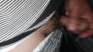 Pinoy guy jerks his hairy cock until creampie explosion 😏