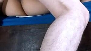 Oh stepdad, let me feel your hard dick destroying my tight pussy right after school class today!