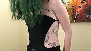 i have kit summers back in cute black bodysuit gothic miniskirt