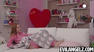 Stepdad, you caught me, now pound my tight petite ass with your big black cock in rough interracial taboo action!