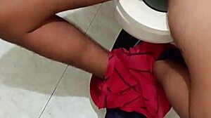 I found my stepbrother masturbating and helped with my tits to fulfill his fantasies