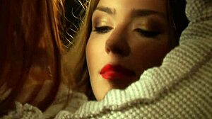 Gagged TIED UP lesbian SLAVE gets WHIPPED hard by her dominant MADAME in bondage session