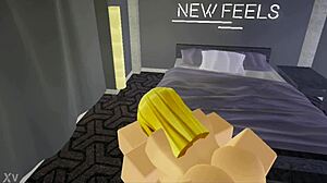 want my big cock? this loquita rubia is craving it in cowgirl ride!