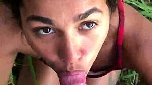 Oh yeah! Horny novinha agrees to fuck in the mato terrain!