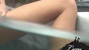 Lexy Lohan Fingers Tight Pussy in Jacuzzi While Craving Intense Orgasm Release