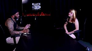 i saw your lingerie photos in sheer red and got frustrated with medium cock preference - middy