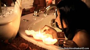 Oh man, she's all about that bollywood vibe for some relaxing dance moves and exotic tease