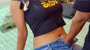 hot malaysian girl spreads her shaved tight pussy for sex with neighbor in doggystyle on bed