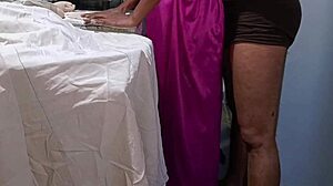 Desi hot wife homemade doggy style fuking with shaved tight pussy in crazy close up action!