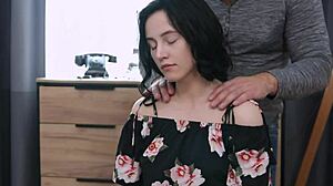 veronica rich rides sam frost in cowgirl and missionary until she squirts hard. that young tattooed babe gets fingered on massage table for huge orgasm.