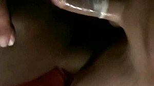 Ebony cougar bbw takes big black cock pounding in homemade pov