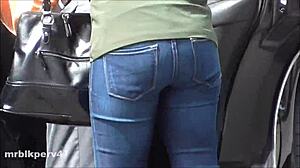 nut busting candids show mature ebony assfucking on hidden cam with black cock spying in candid voyeur action