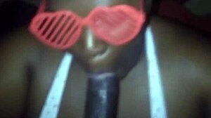 bbw gives sloppy head leading to massive cum facial explosion