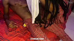 this hottest african boy from my class took control and fucked my wet pussy hard in missionary style. his domination made me moan loudly as a submissive lover.