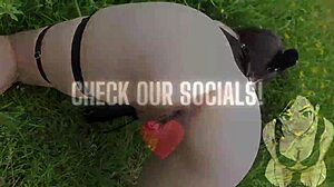 Cute Goth Miqote in Final Fantasy 14 Cosplay Takes Rough Outdoor Sex in Forest Fantasy