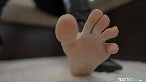 Will You Come Jerk Off On My Hot Feet In Femdom Humiliation?