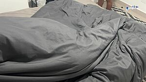 Leyne Rodriguez Stepmom And Stepson Share Bed For Bent Over Doggystyle Fucking