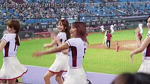 Watch these sexy baseball cheerleaders dance with perfect bodies!