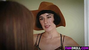 I watch cutie Karter Foxxx take that huge cock from her stepdad