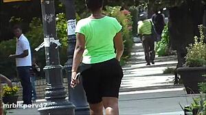 nut busting candids show mature ebony assfucking on hidden cam with black cock spying in candid voyeur action