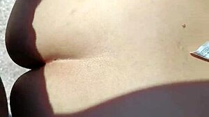 Puta mexicana shows ass in public and gets groped freely