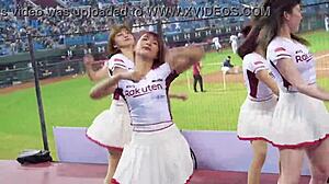 Watch these sexy baseball cheerleaders dance with perfect bodies!