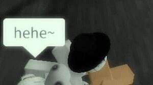 Bold beauty rides stranger's cock cowgirl style until pussy cumshot in Roblox