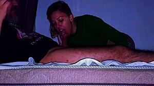 lovers fuck missionary with ass licking and creampie orgasms in homemade video