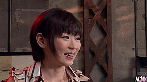 hey that naughty japanese chick shinobu kasagi stuffs her mouth and pussy with cock