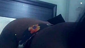 Blackvelvet Ebony BBW Rides Anal in POV with Big Tits