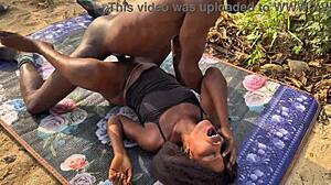 Groaning Loudly On Bastards Dick With Pussy On Deserted Beach!