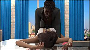 So, part five of the interview features desk top ass stretching