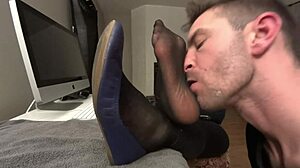 Employee Worships Bosses Soft Sexy Perfect Nylon Soles After Hours