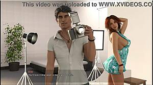 So, part five of the interview features desk top ass stretching