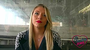 ashley craves fulfilling her twisted french fantasy with lingerie and bold moves