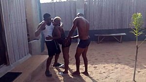 Me and my friend picked up this big tits girl on the beach. We gave her rough creampie sex with deepthroat and pussy licking.