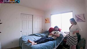 I fuck my stepmom's sex holes every morning and cum inside