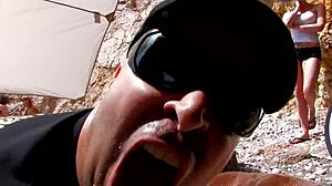 Oh yeah, this petite skinny white chick moans loud during outdoor quickie sex with passionate fucking and orgasm in her pussy.